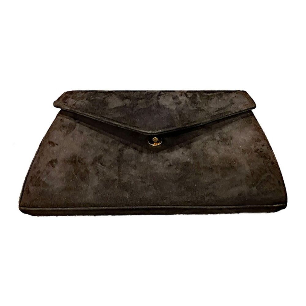 Black Suede Clutch / Shoulder Purse from Classiques for Nordstrom